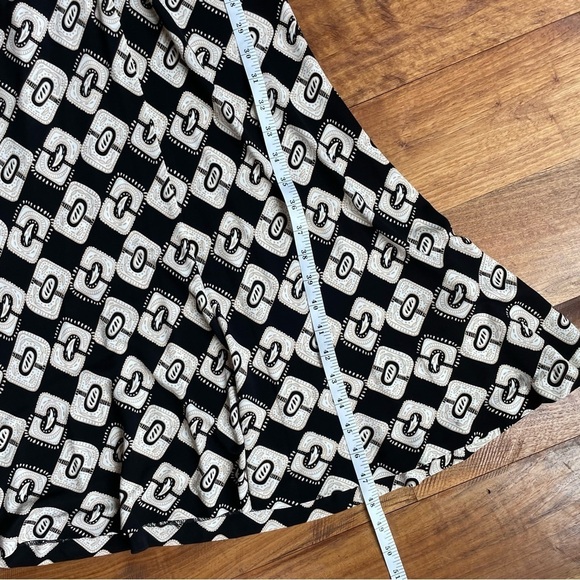 DVF Diane Von Furstenberg Timmy Midi Dress Chain Geometric Print - Picture 12 of 14